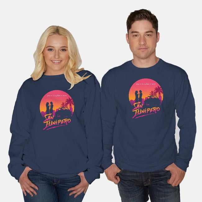 Here Love Lasts Forever-unisex crew neck sweatshirt-ddjvigo