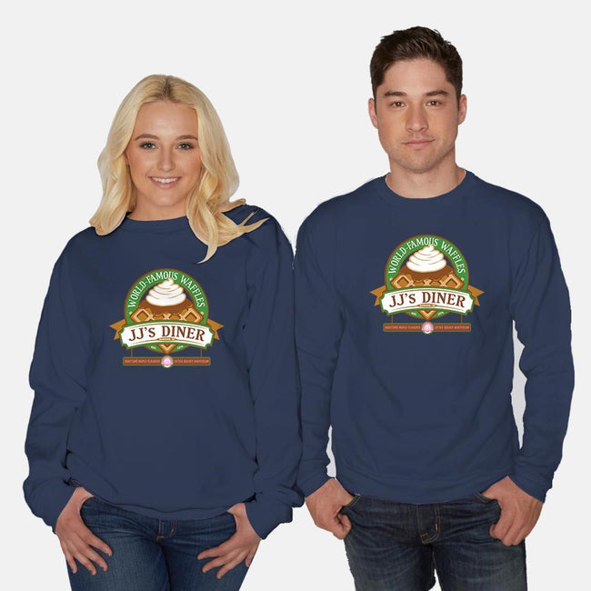 JJ's Diner-unisex crew neck sweatshirt-DoodleDee