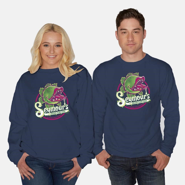 Seymour's Organic Plant Food-unisex crew neck sweatshirt-Nemons