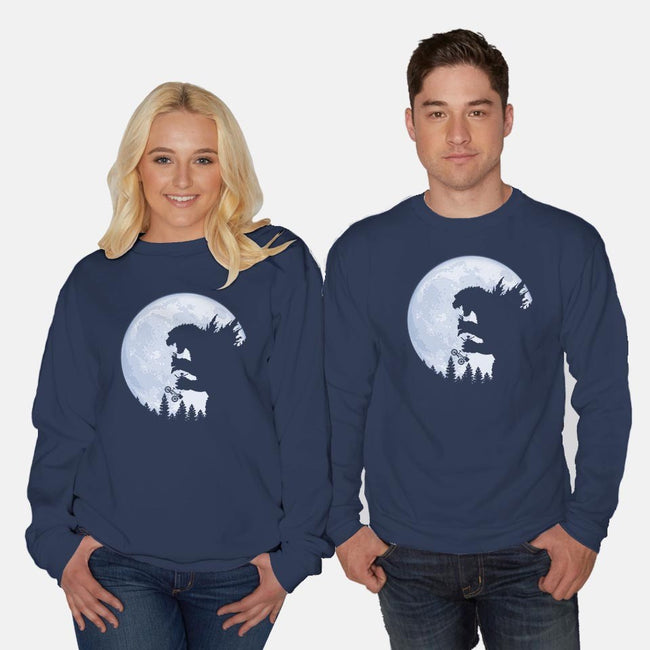 Shin Gojira-unisex crew neck sweatshirt-maped