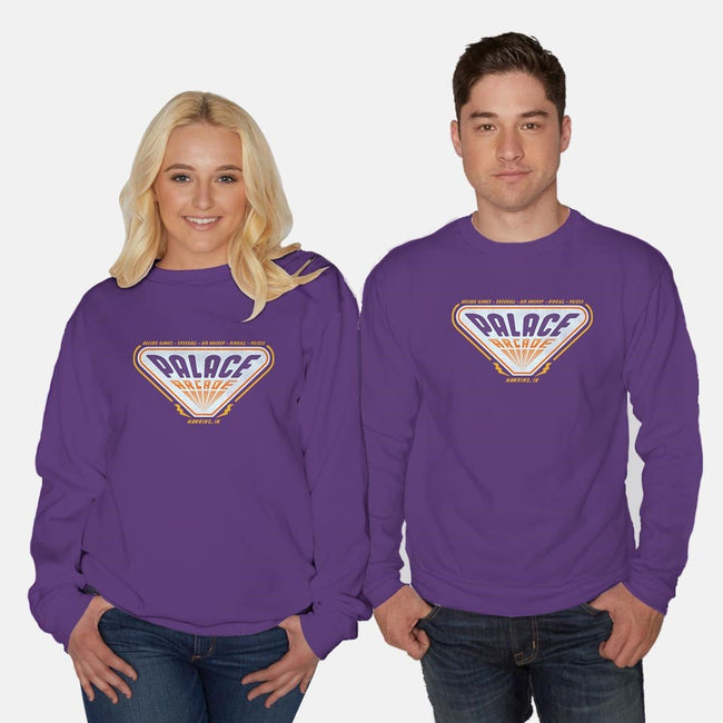 Palace Arcade-unisex crew neck sweatshirt-Beware_1984