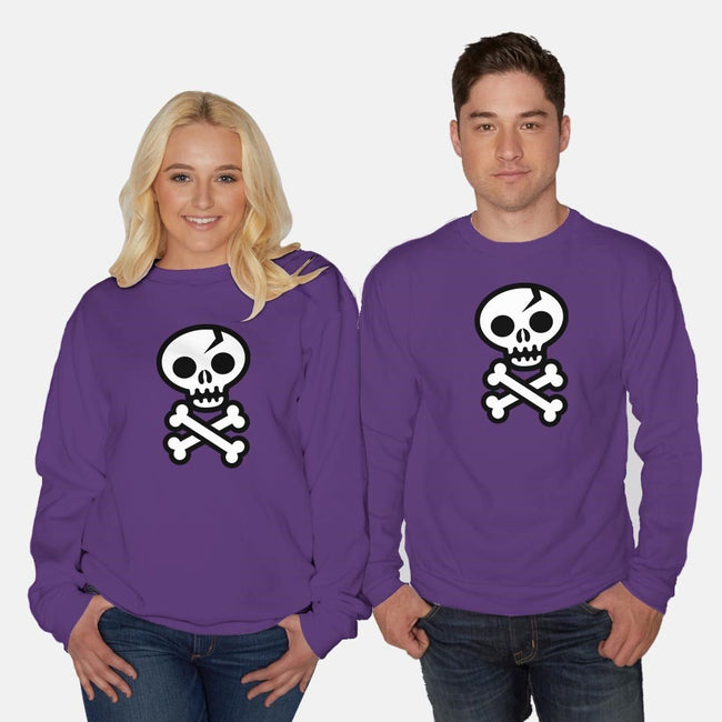 Skull and Crossbones-unisex crew neck sweatshirt-wotto