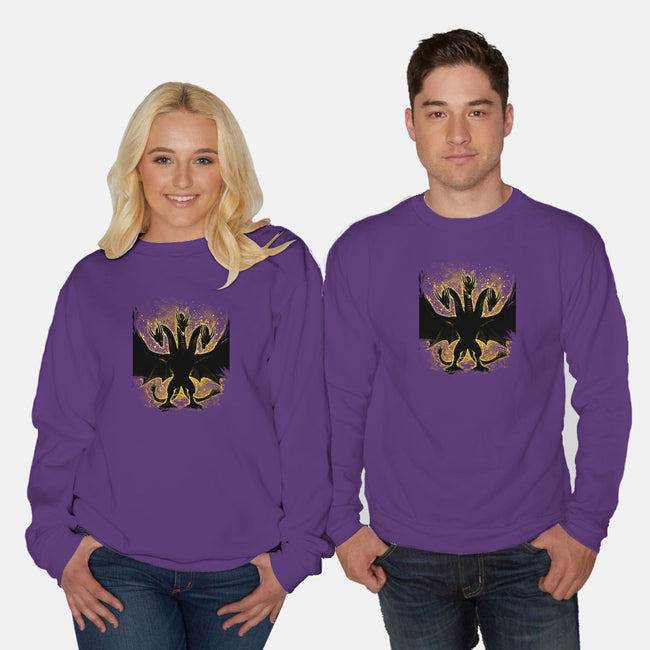 The Golden King-unisex crew neck sweatshirt-alemaglia