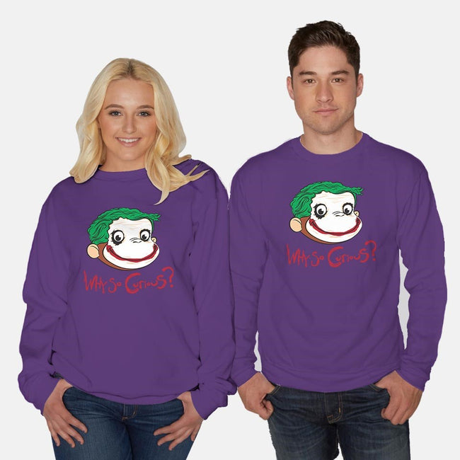 Why So Curious?-unisex crew neck sweatshirt-andyhunt