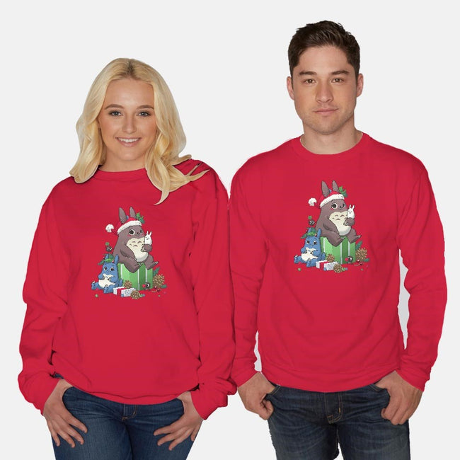 Neighbourly Christmas-unisex crew neck sweatshirt-DoOomcat