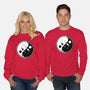 Yin Yang Mog-unisex crew neck sweatshirt-motoslave