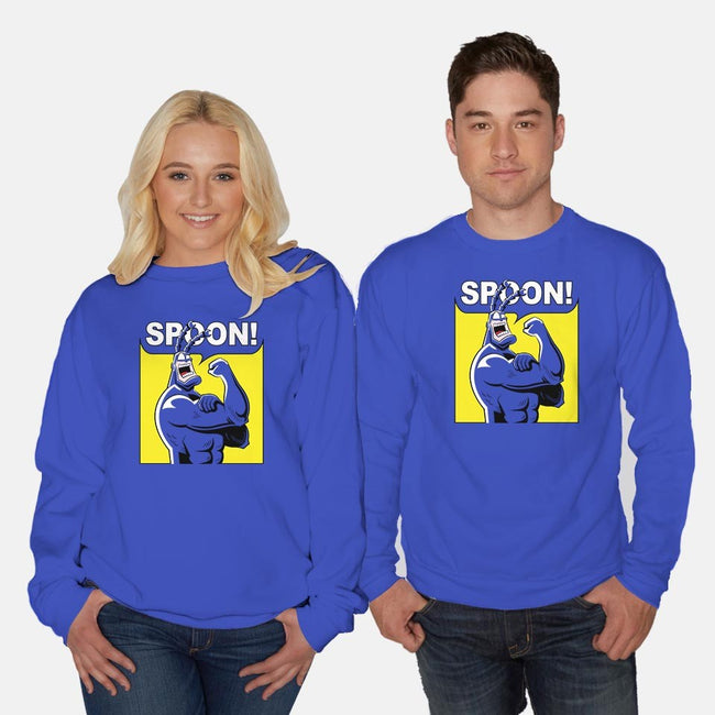 Spoon!-unisex crew neck sweatshirt-mattsinorart