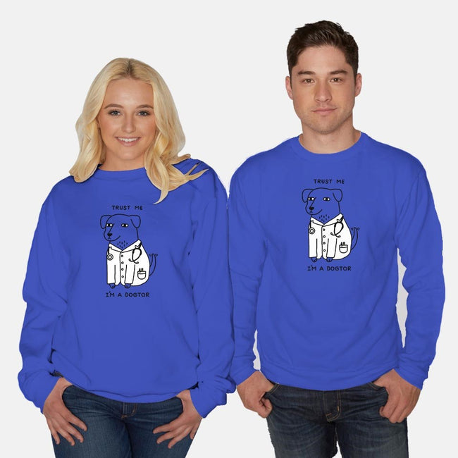 Dogtor-unisex crew neck sweatshirt-Obinsun