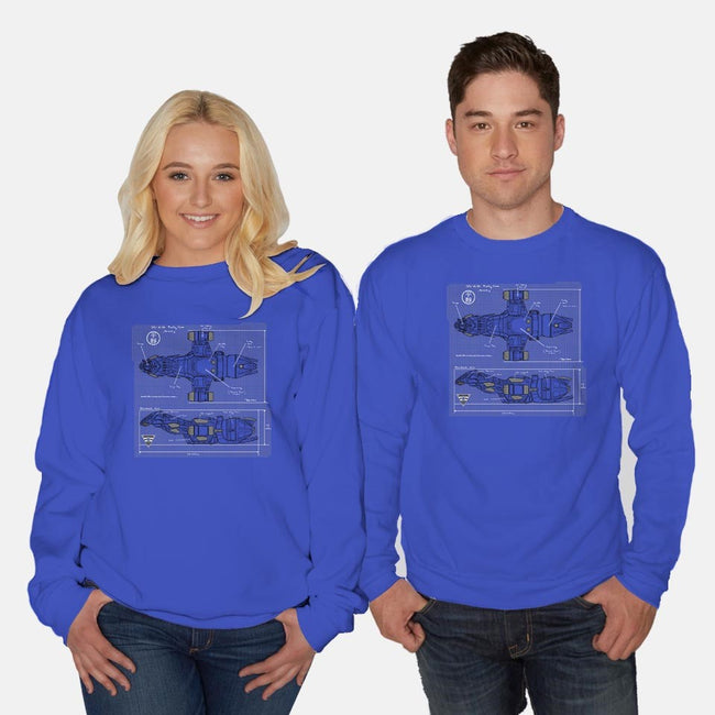 The Blueprint-unisex crew neck sweatshirt-AndreusD