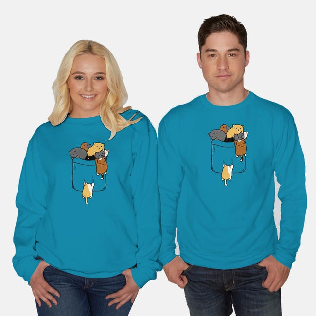 Too Cute-unisex crew neck sweatshirt-Crumblin' Cookie