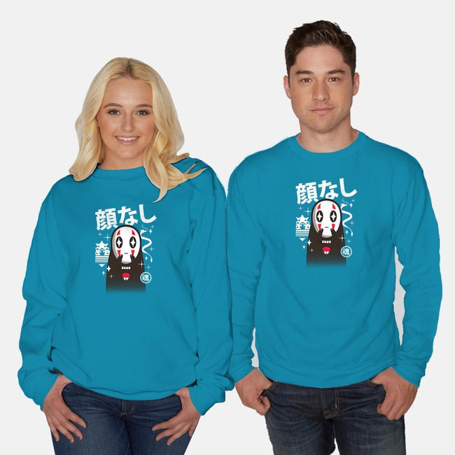 Kawaii Kaonashi-unisex crew neck sweatshirt-vp021
