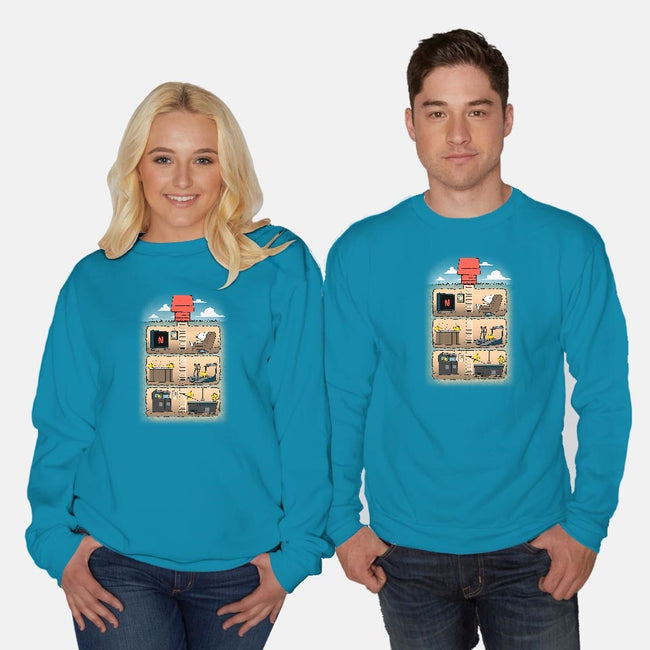 Home Sweet Home-unisex crew neck sweatshirt-trheewood