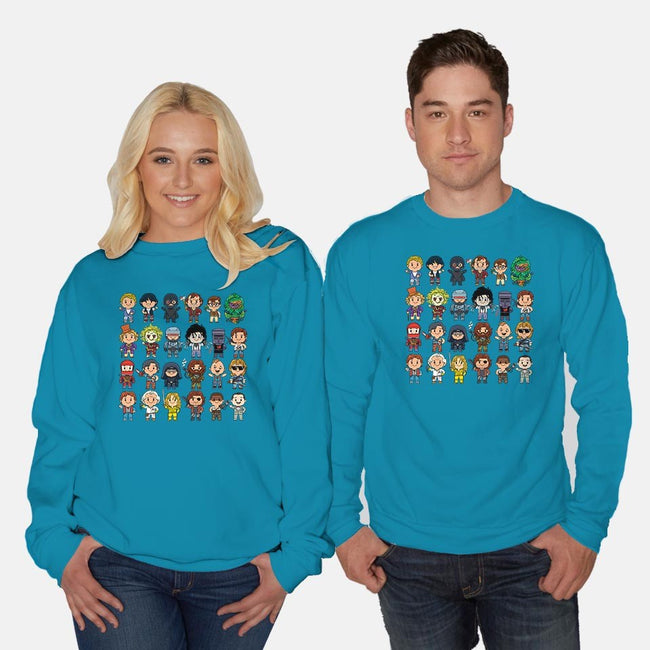 Little Cult Classics-unisex crew neck sweatshirt-mattkaufenberg