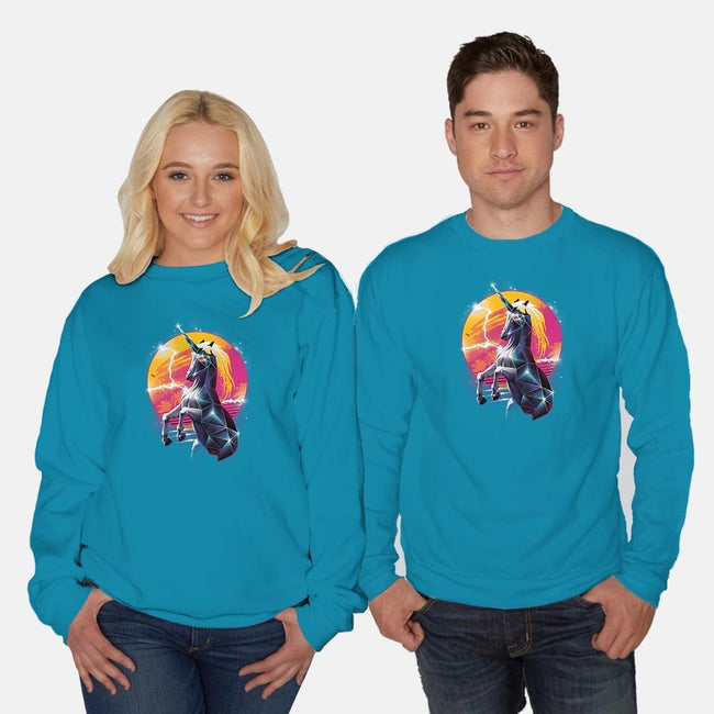 Rad Unicorn-unisex crew neck sweatshirt-vp021