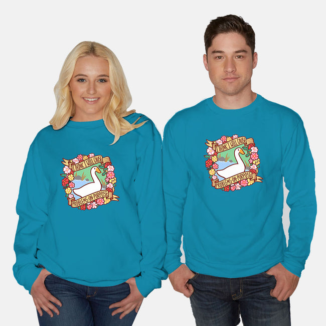 Problematic Goose-unisex crew neck sweatshirt-starsalts