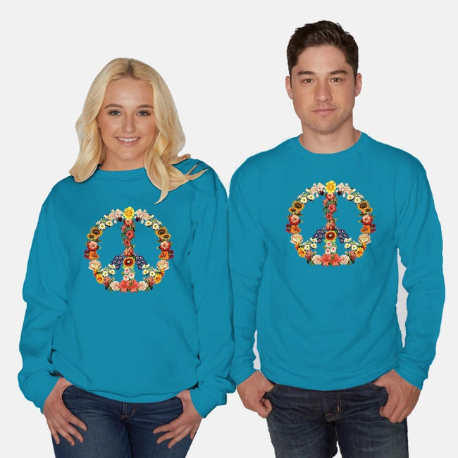 Flower Power-unisex crew neck sweatshirt-tobefonseca