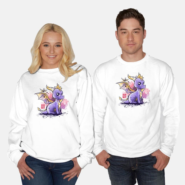 The Dragon and the Dragonfly-unisex crew neck sweatshirt-NemiMakeit