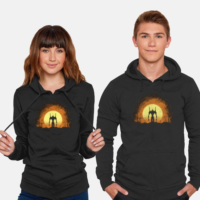 Eva Sunset-unisex pullover sweatshirt-LAZARE