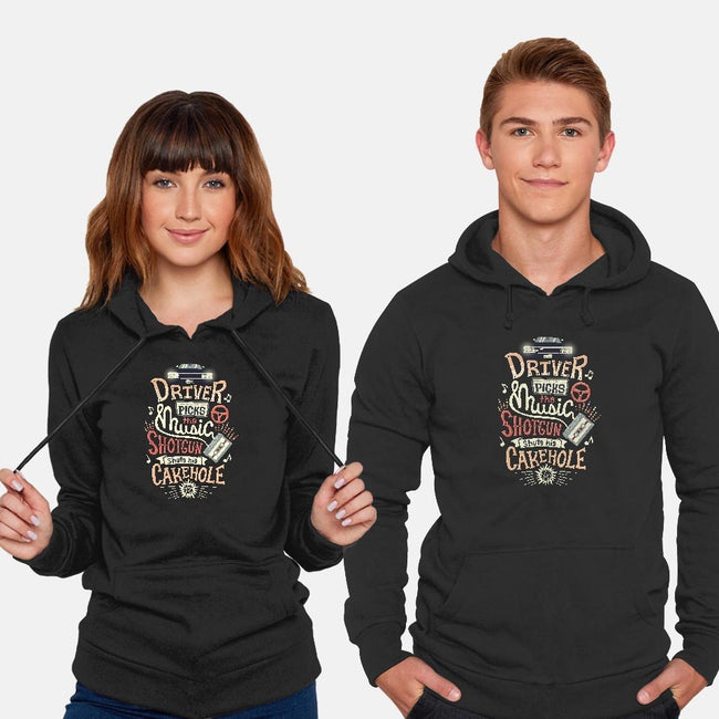 Driver Picks the Music-unisex pullover sweatshirt-risarodil
