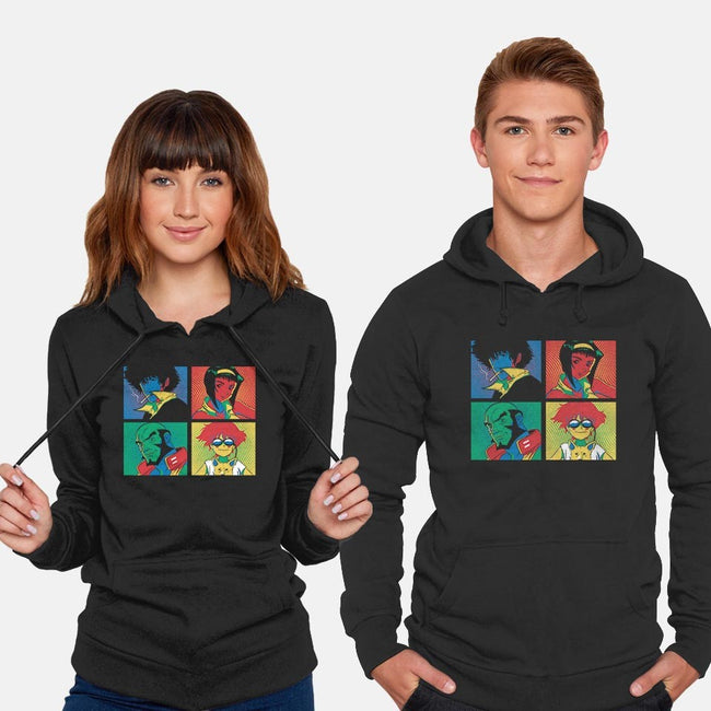 Pop Crew-unisex pullover sweatshirt-Eilex Design