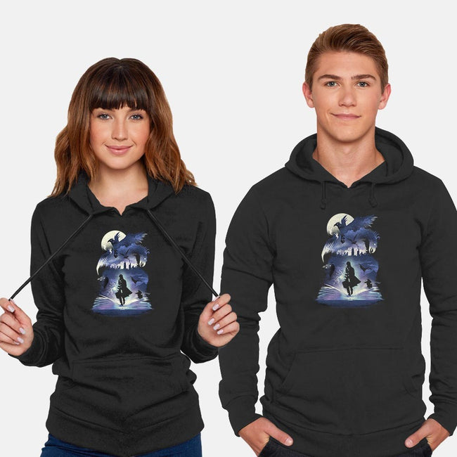 Fantastic Book of Magic-unisex pullover sweatshirt-dandingeroz