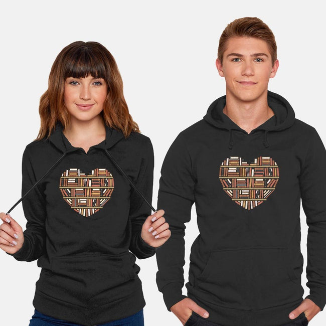 I Heart Books-unisex pullover sweatshirt-renduh