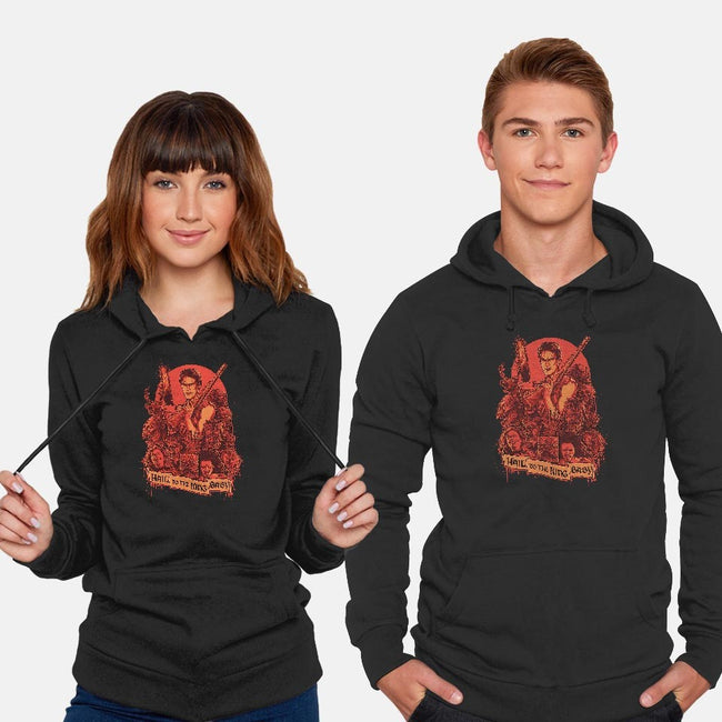 Hail to the King, Baby-unisex pullover sweatshirt-Moutchy