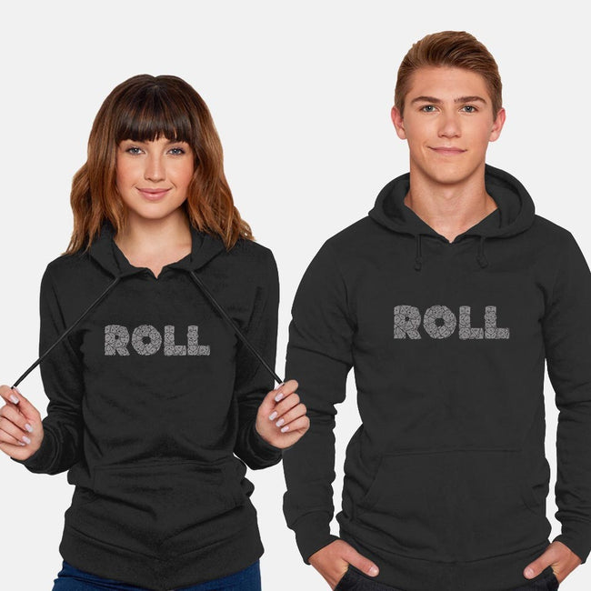 Roll-unisex pullover sweatshirt-shirox