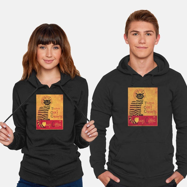 Chat du Cheshire-unisex pullover sweatshirt-Harantula