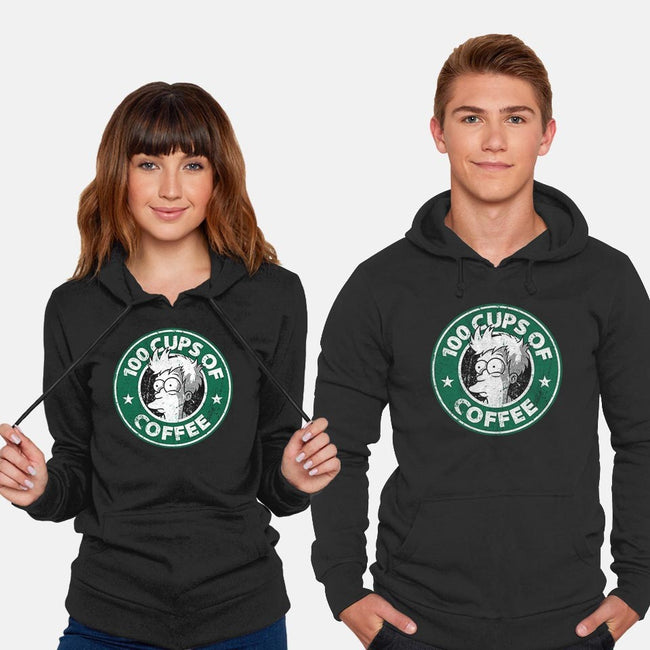 100 Cups of Coffee-unisex pullover sweatshirt-Barbadifuoco