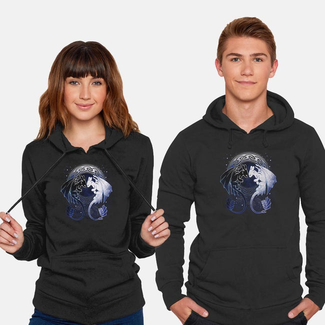Two Dragons-unisex pullover sweatshirt-xMorfina