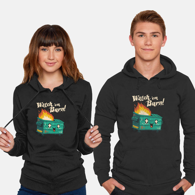 Watch Em Burn-unisex pullover sweatshirt-vp021