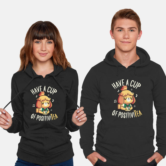 Cup of Positivitea-unisex pullover sweatshirt-Typhoonic