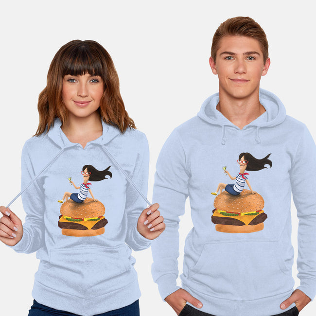 Burger Mom-unisex pullover sweatshirt-miaecook