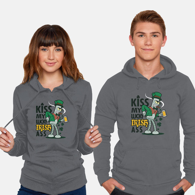Kiss My Lucky Irish Ass-unisex pullover sweatshirt-Boggs Nicolas