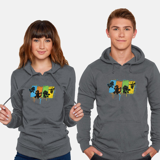 Pokequest-unisex pullover sweatshirt-rocketman_art