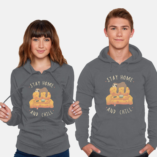 Stay Home And Chill-unisex pullover sweatshirt-vp021