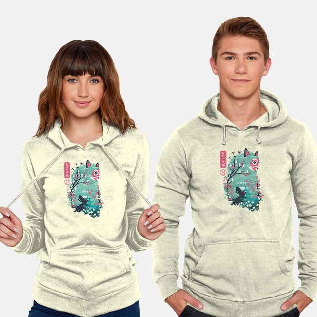 UKIYO E PRINCESS-unisex pullover sweatshirt-dandingeroz