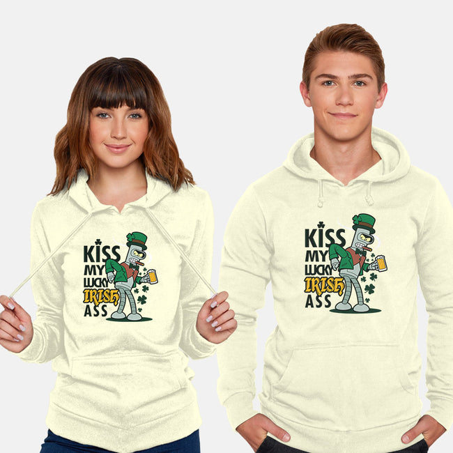 Kiss My Lucky Irish Ass-unisex pullover sweatshirt-Boggs Nicolas