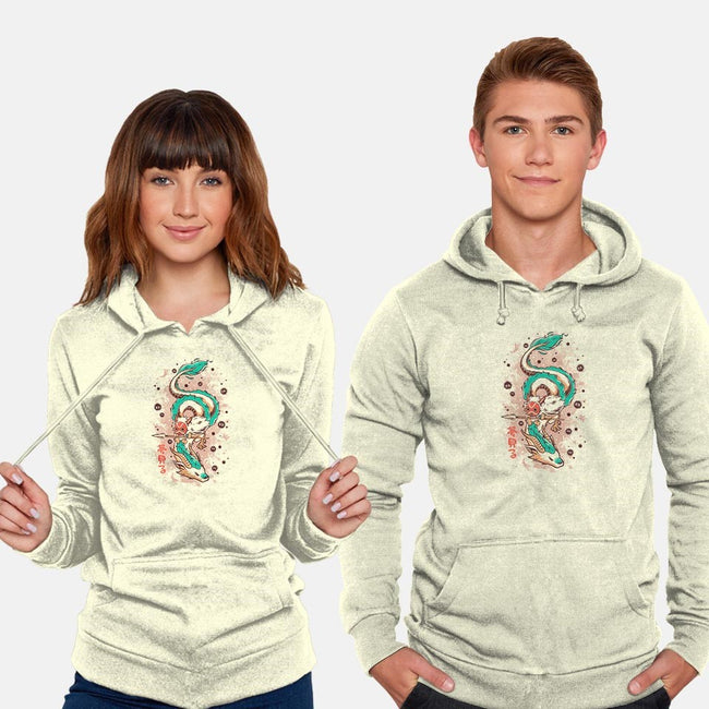 The Princess and the Dragon-unisex pullover sweatshirt-ilustrata