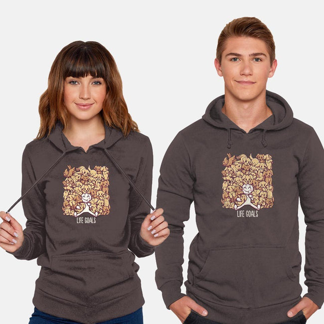 Life Goals-unisex pullover sweatshirt-TechraNova