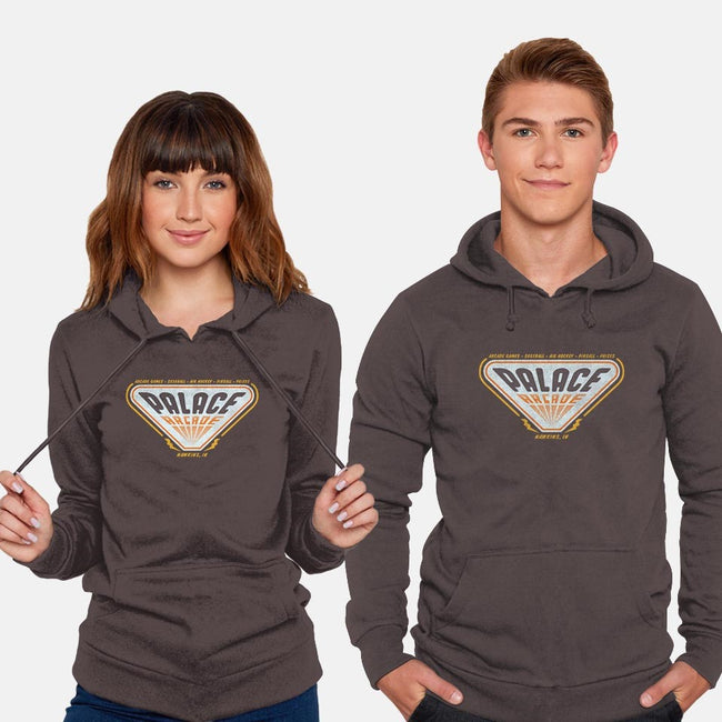 Palace Arcade-unisex pullover sweatshirt-Beware_1984