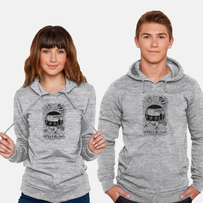 Capsule Spaceship-unisex pullover sweatshirt-pescapin