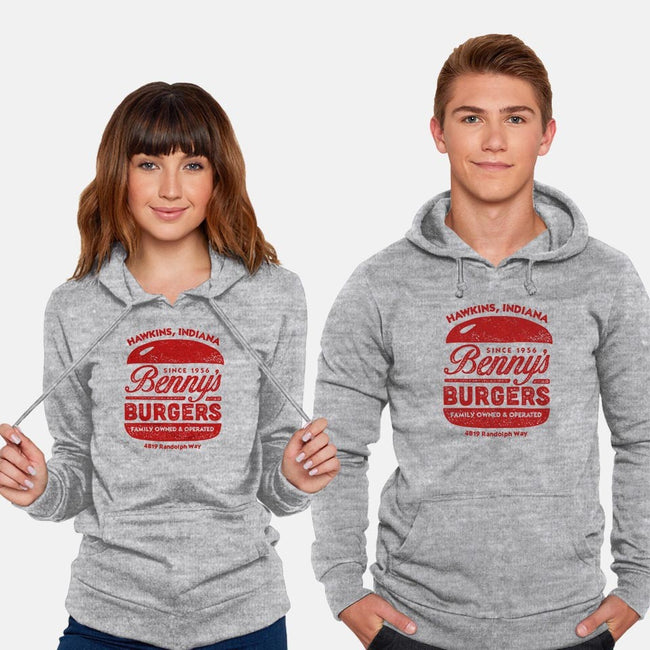 Benny's Burgers-unisex pullover sweatshirt-CoryFreeman