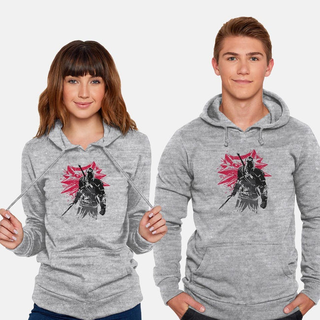 The Witcher Sumi-e-unisex pullover sweatshirt-DrMonekers