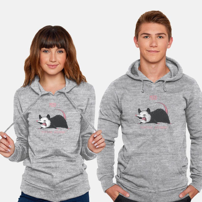 Mood Possum-unisex pullover sweatshirt-ChocolateRaisinFury