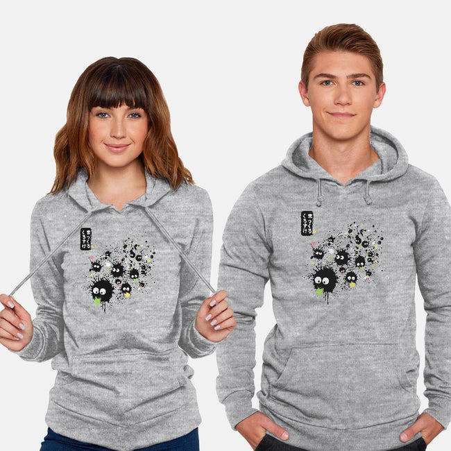 Makkuro Kurosuke Ink-unisex pullover sweatshirt-DrMonekers