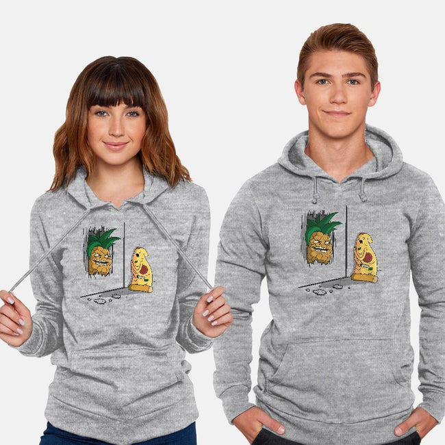 Here's Pineapple!-unisex pullover sweatshirt-Raffiti