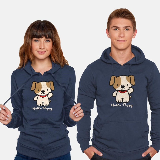 Hello Puppy-unisex pullover sweatshirt-troeks