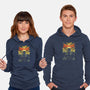 Great Grey Wolf Metal-unisex pullover sweatshirt-PeanutGolem